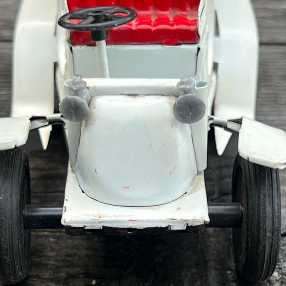 Vintage Bandai Japan Tin Toy Push Friction Car Sign of Quality - Picture 6 of 12